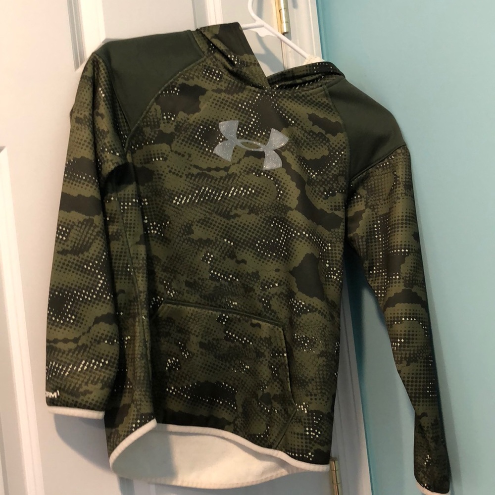 UNDER ARMOUR girls sweatshirt camo